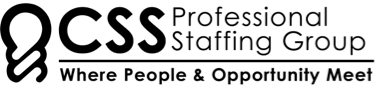 CSS Profissional Staffing Group black logo